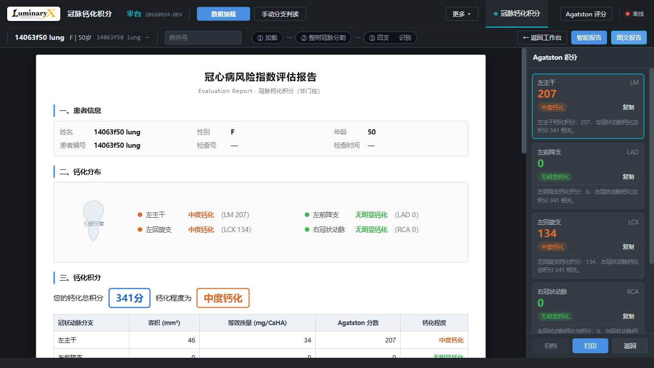 结构化报告与打印